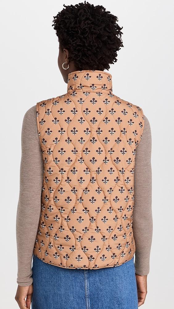 Marea Flower Block Print Quilted Vest | Shopbop Product Image