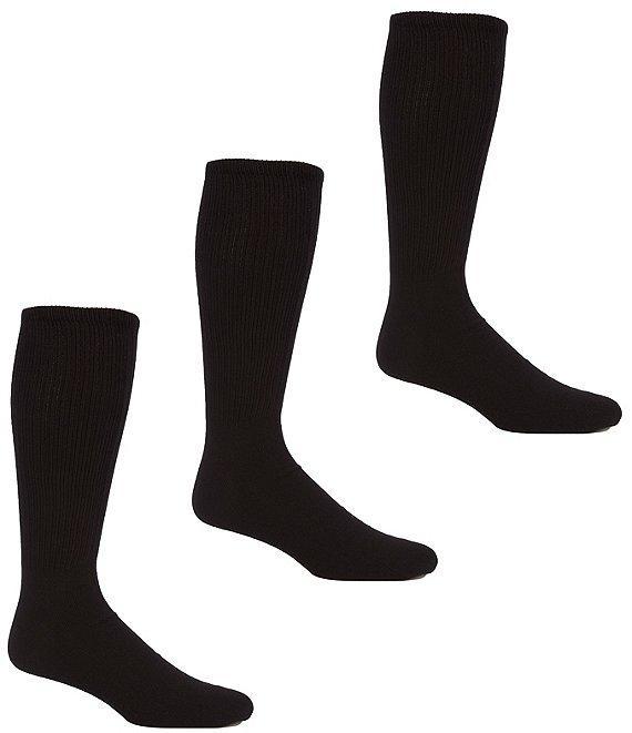 Roundtree & Yorke Big & Tall Crew Socks 3-Pack Product Image