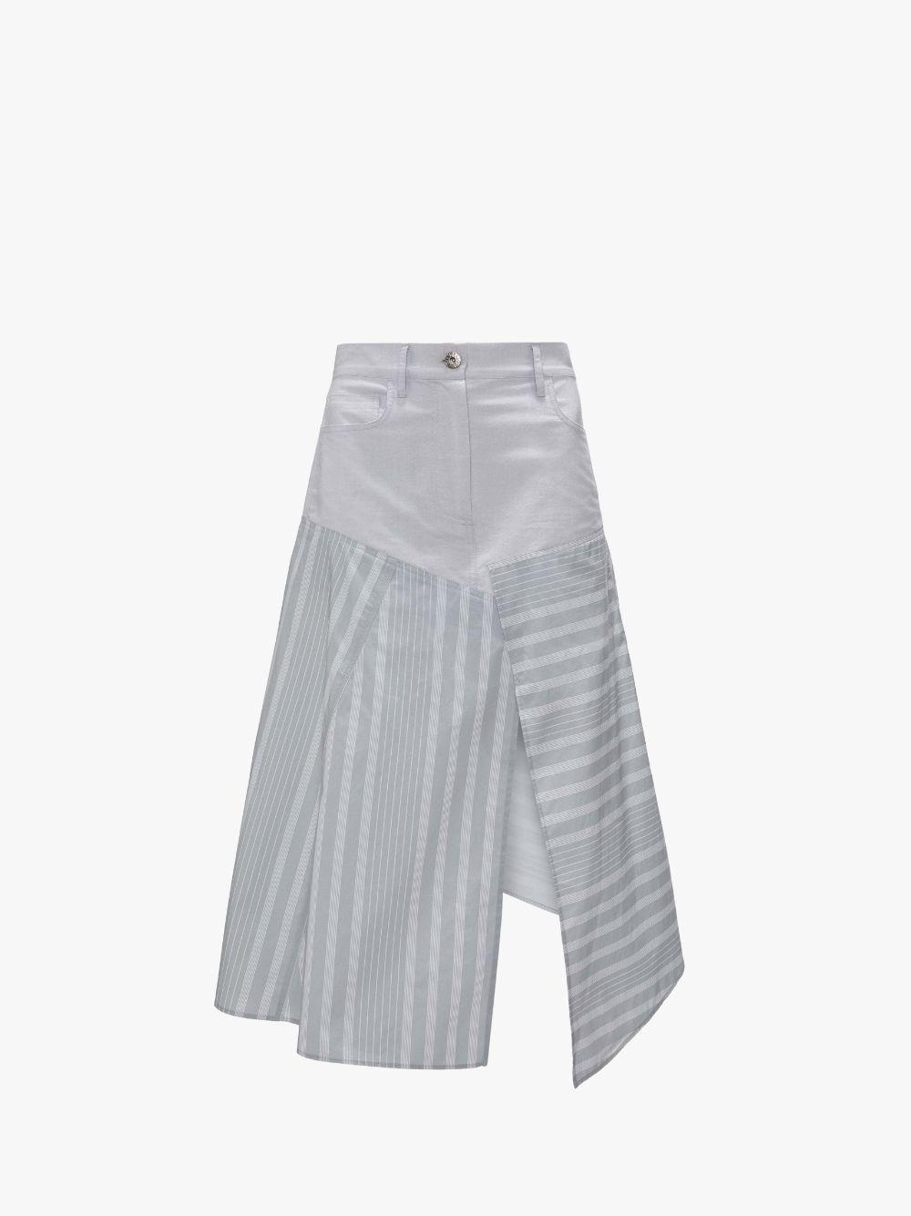 PATCHWORK A-LINE SKIRT in grey | JW Anderson US  Product Image