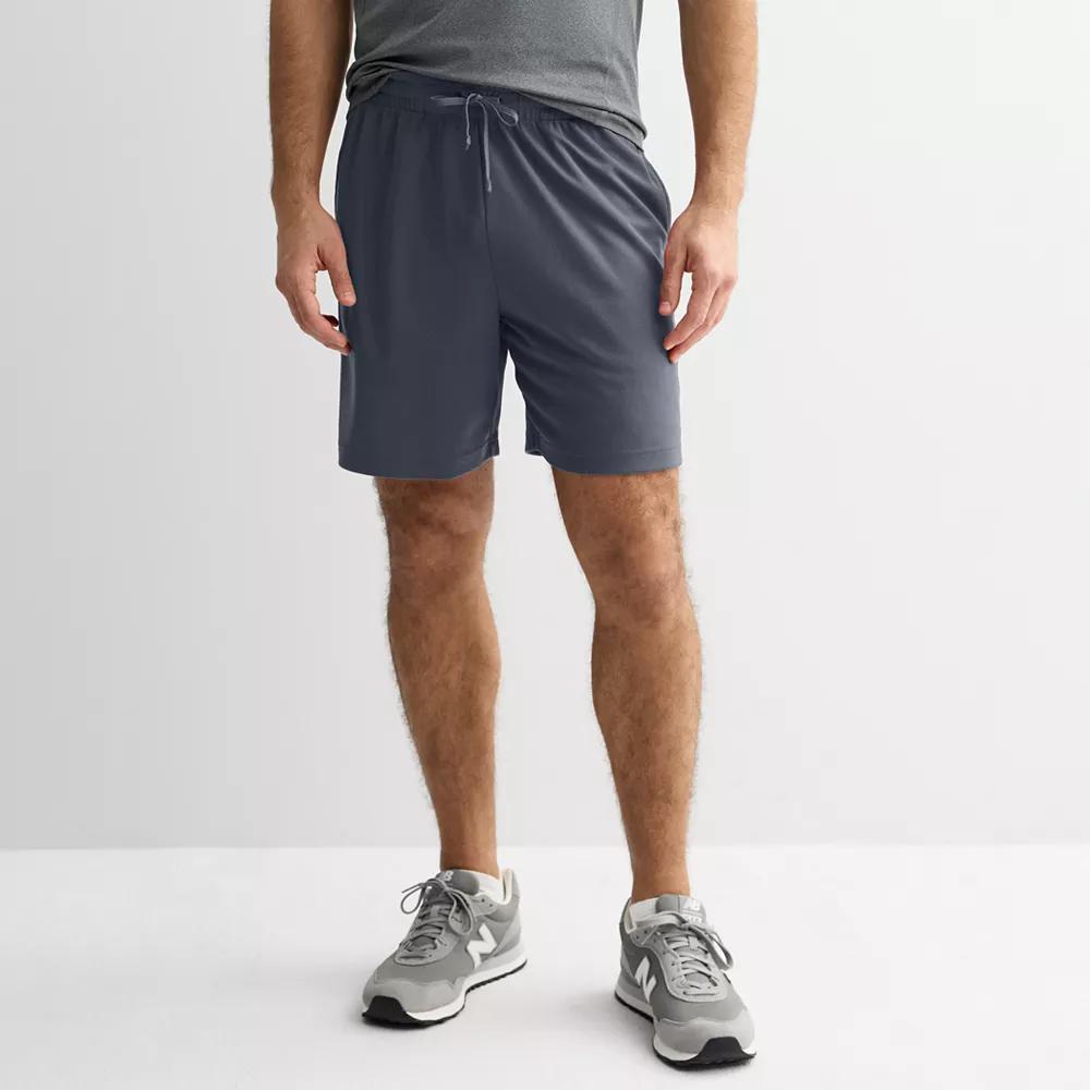 Men's Tek Gear® 7 in. Mesh Shorts, Size: Medium, Hawk Gray Product Image