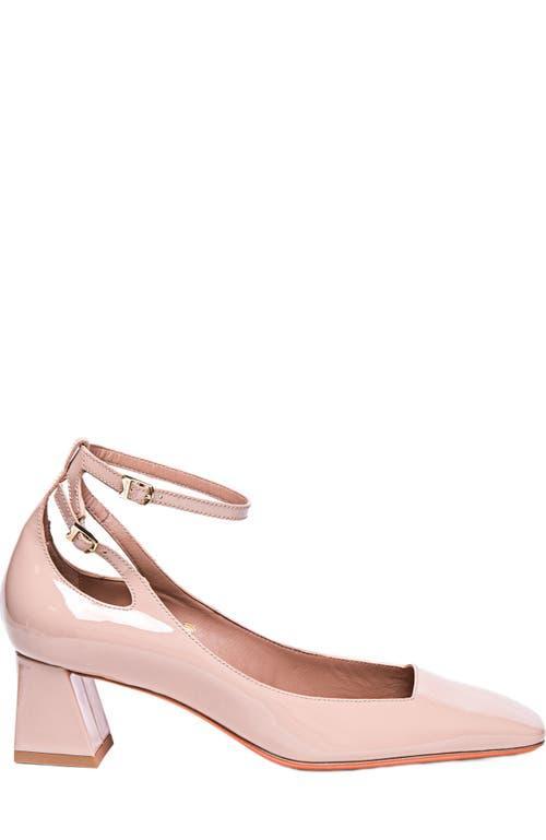 Womens 50MM Patent-Leather Ankle-Strap Pumps Product Image