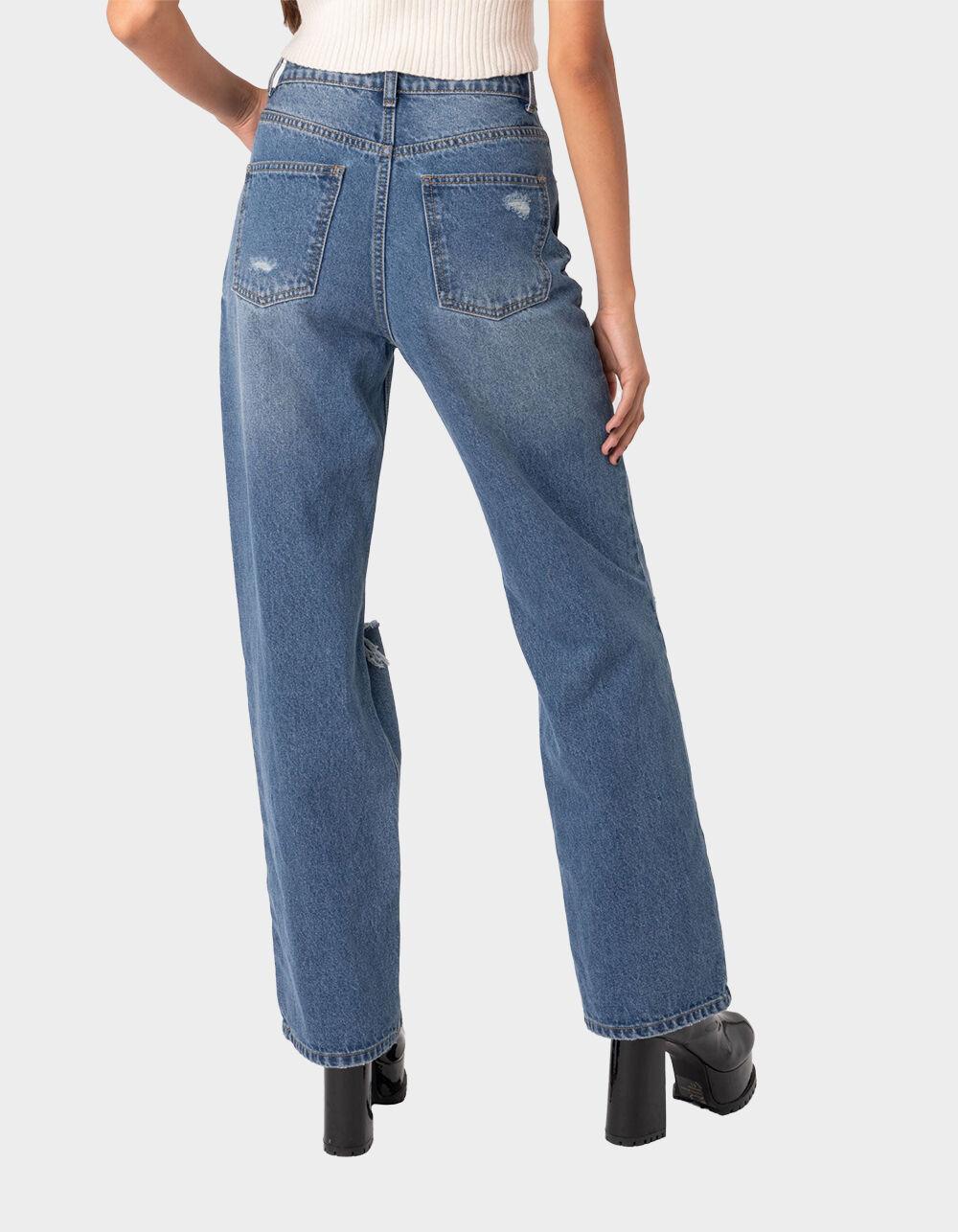 EDIKTED Lori High Rise Wide Leg Jeans Product Image