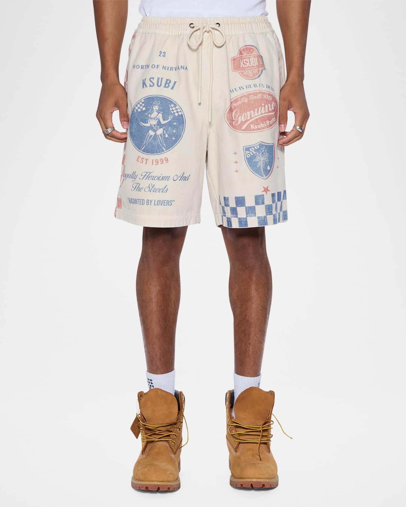 Men's Pit Lane Life Printed Pull-On Shorts Product Image
