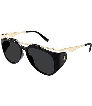 Saint Laurent Womens Amelia New Wave 55mm Statement Navigator Sunglasses Product Image