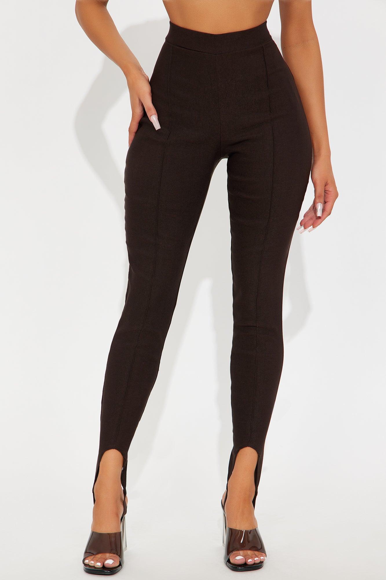 Highly Classified Stirrup Legging - Chocolate Product Image