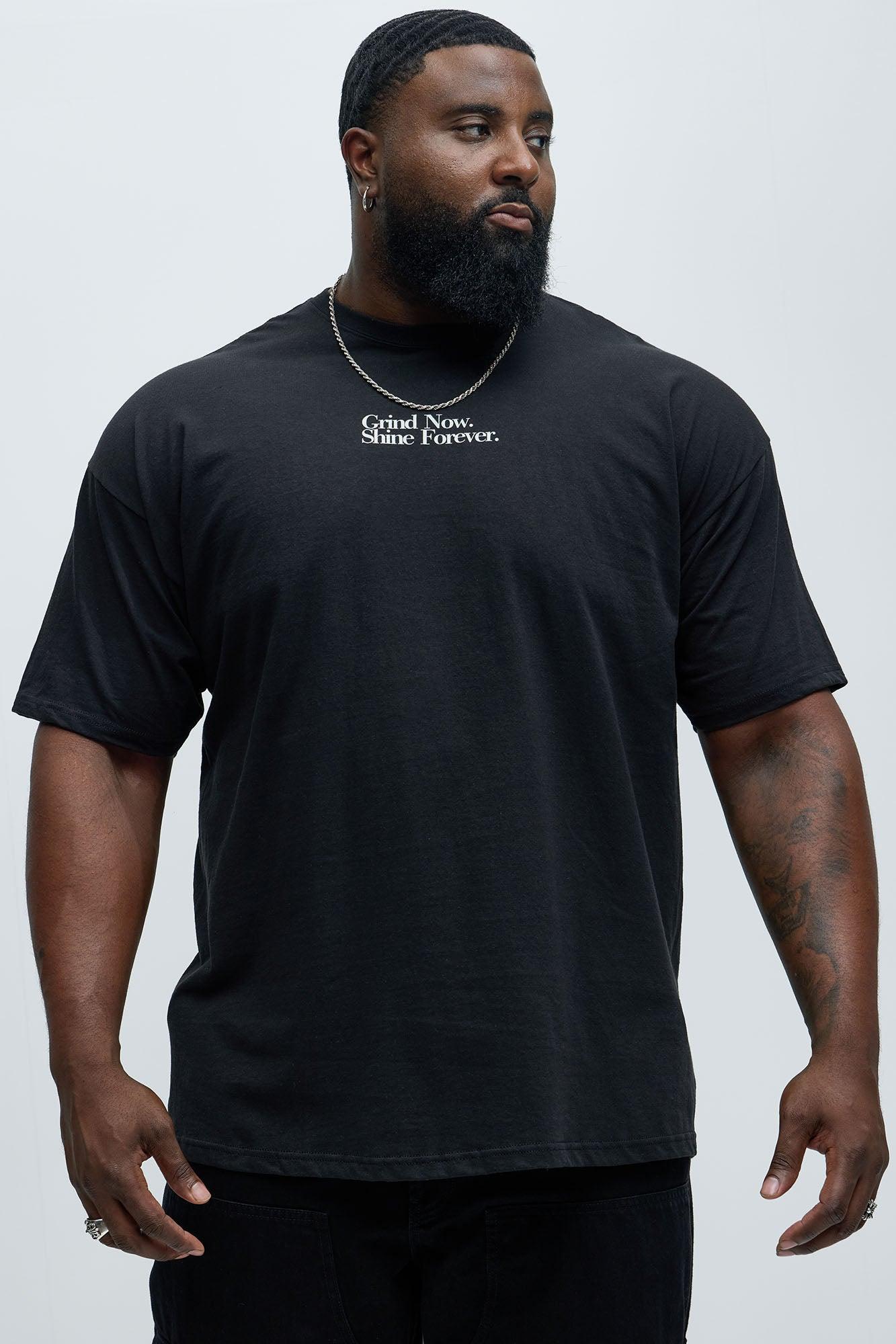 Grind Now Shine Forever Short Sleeve Tee - Black Product Image