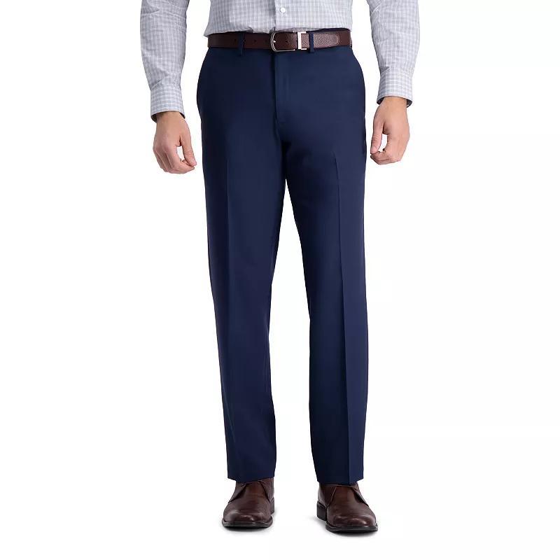 Mens Haggar Premium Comfort Straight-Fit Flat-Front Dress Pants Product Image
