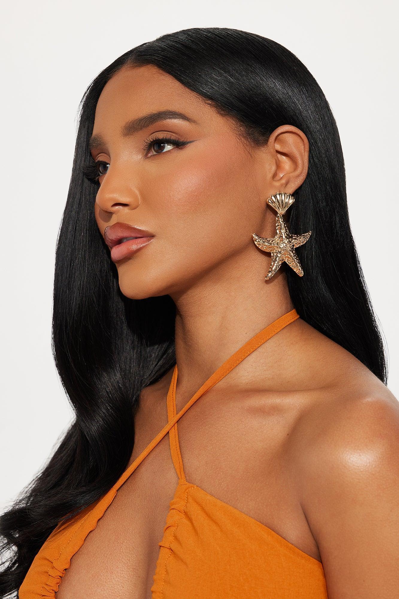 Aloha Bay Earrings - Gold Product Image