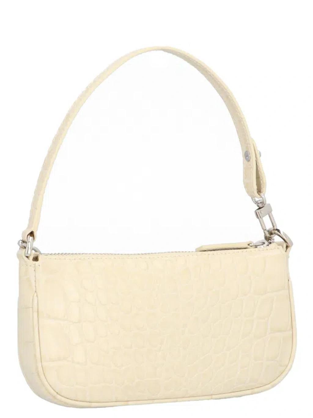 BY FAR Mini Rachel Shoulder Bag In White Product Image