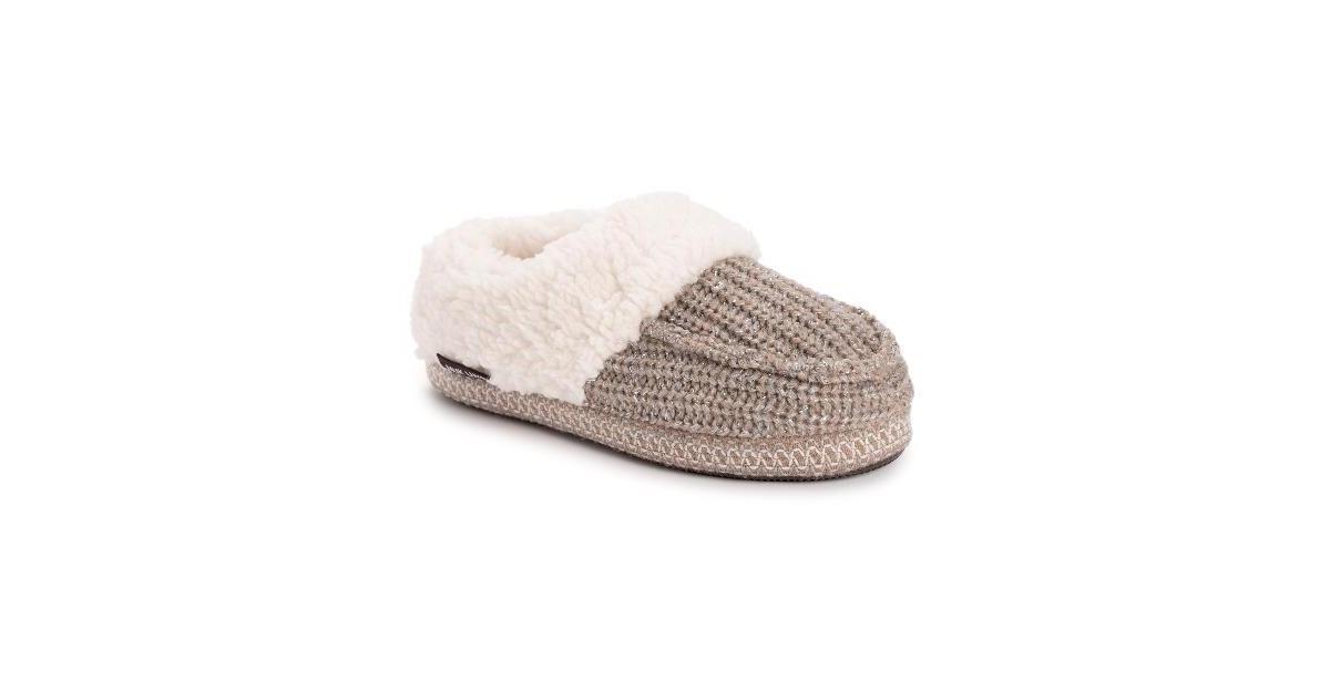 Women's MUK LUKS Moselle Clog Slippers, Size: Small, Moonstone Product Image