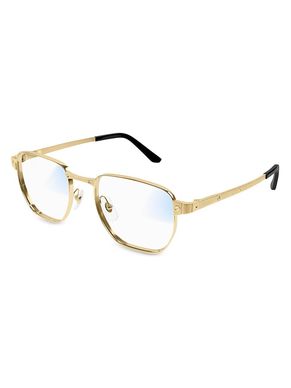 Mens Santos Classic 53MM Blue-Block Navigator Sunglasses Product Image