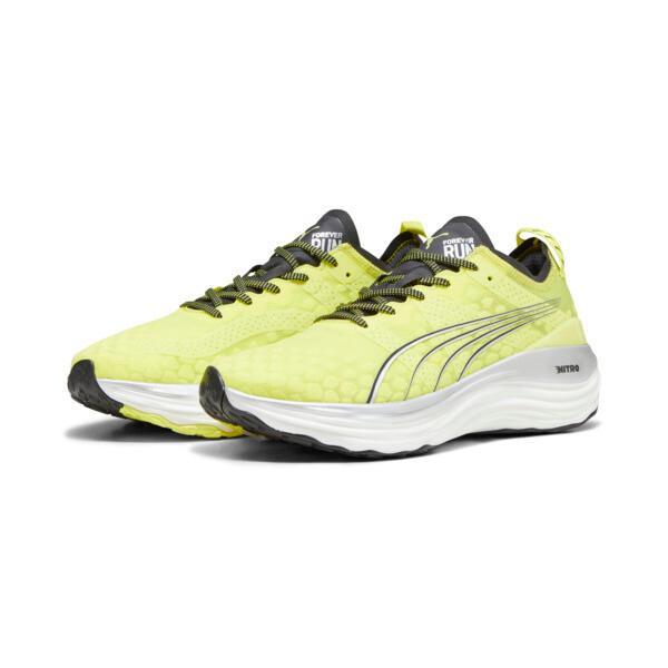 PUMA ForeverRUN NITROâ¢ Men's Running Shoes in Yellow Burst/Black/Silver Product Image