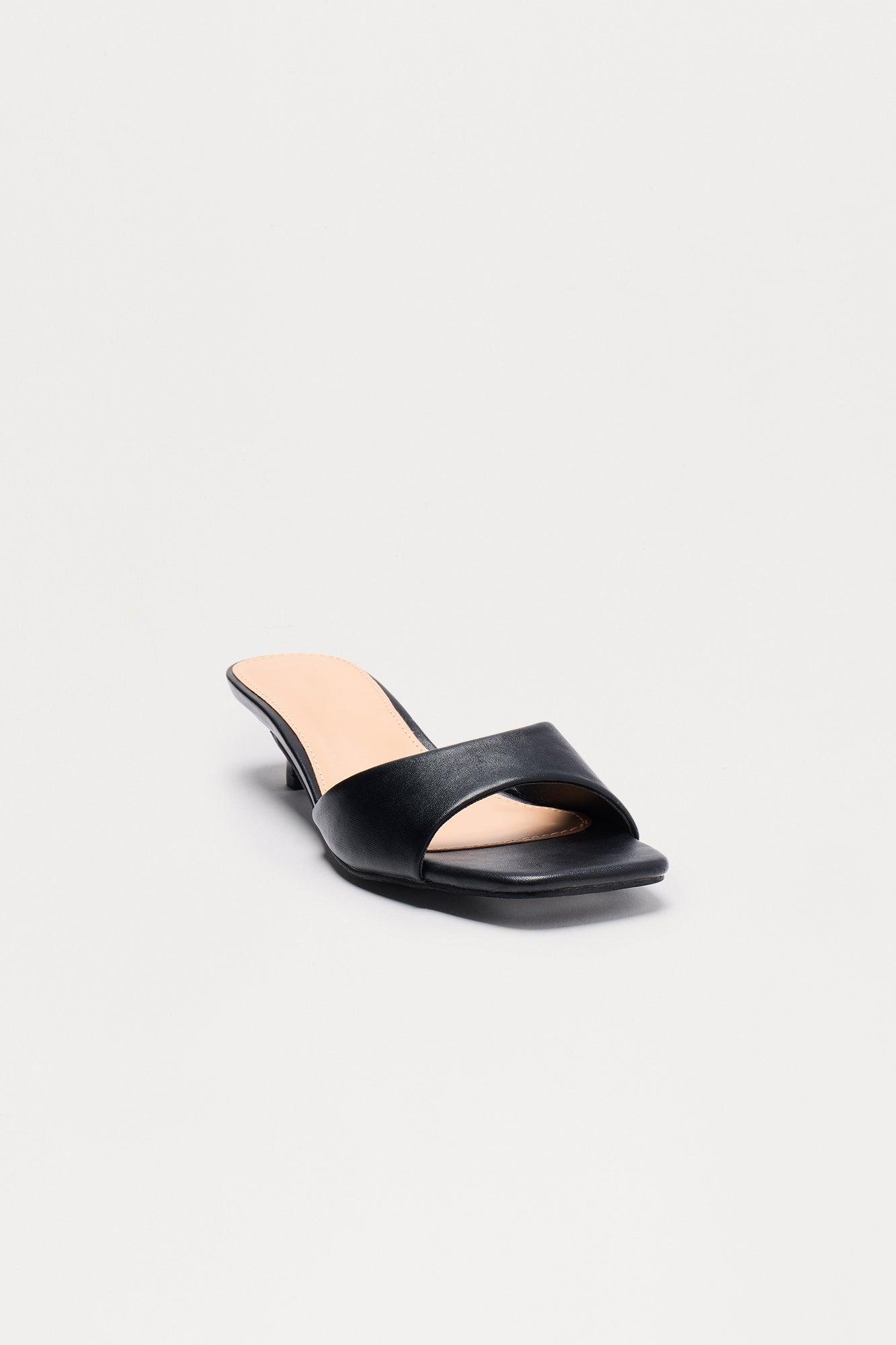 Day Outing Kitten Heels - Black Product Image