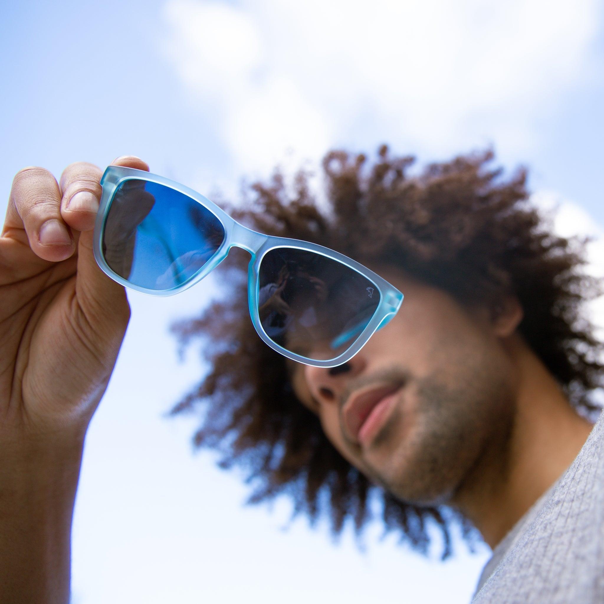 Biscayners Sonesta Light Blue Men's Sunglasses Product Image