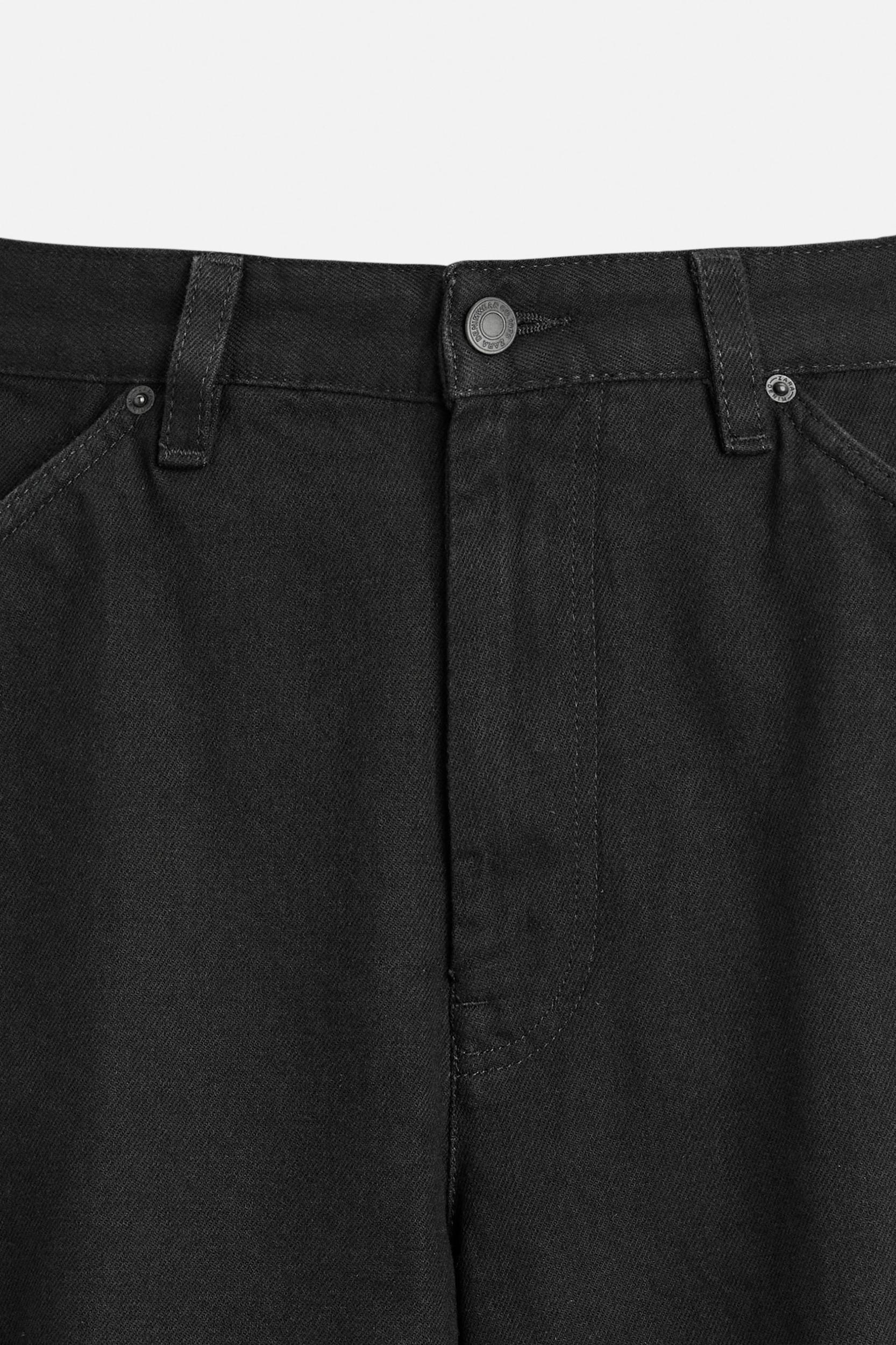 POCKET DENIM CARGO PANTS Product Image