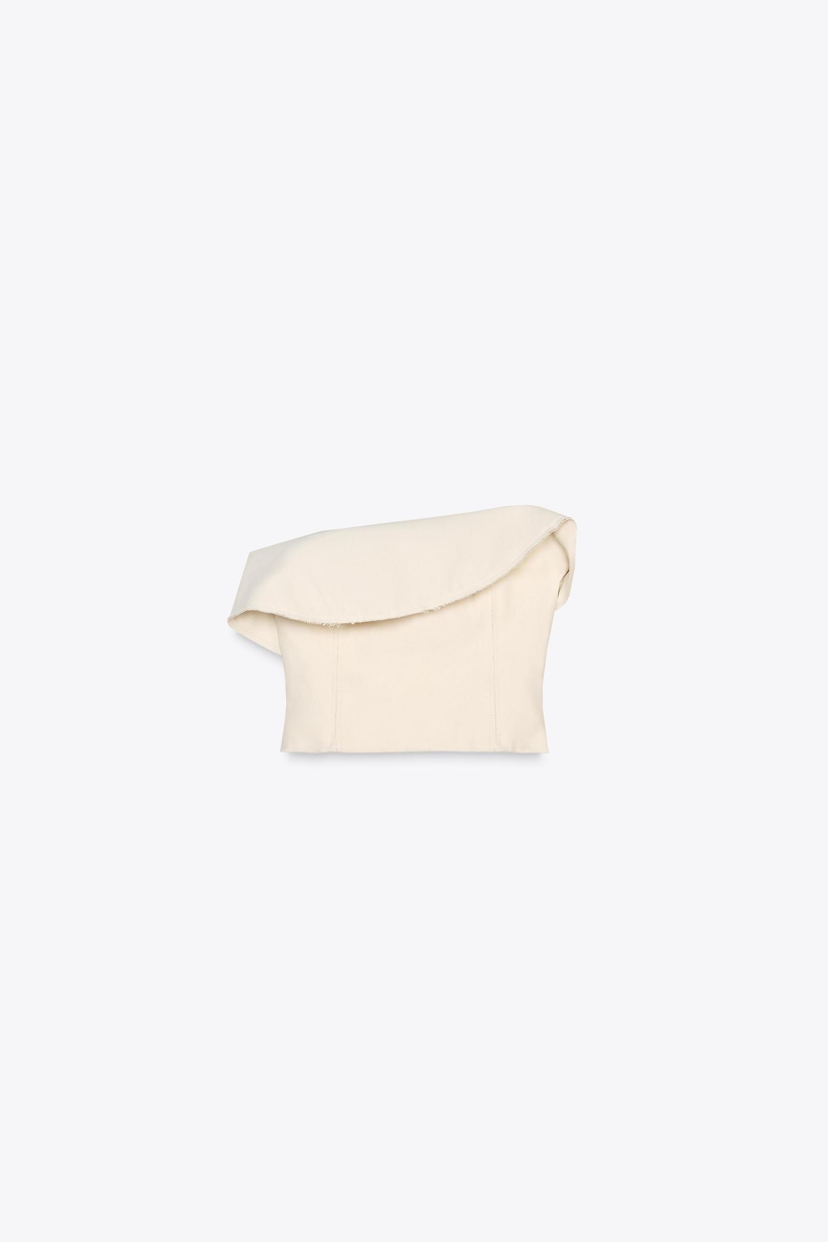 ZW COLLECTION STRAPLESS RUFFLED TOP Product Image