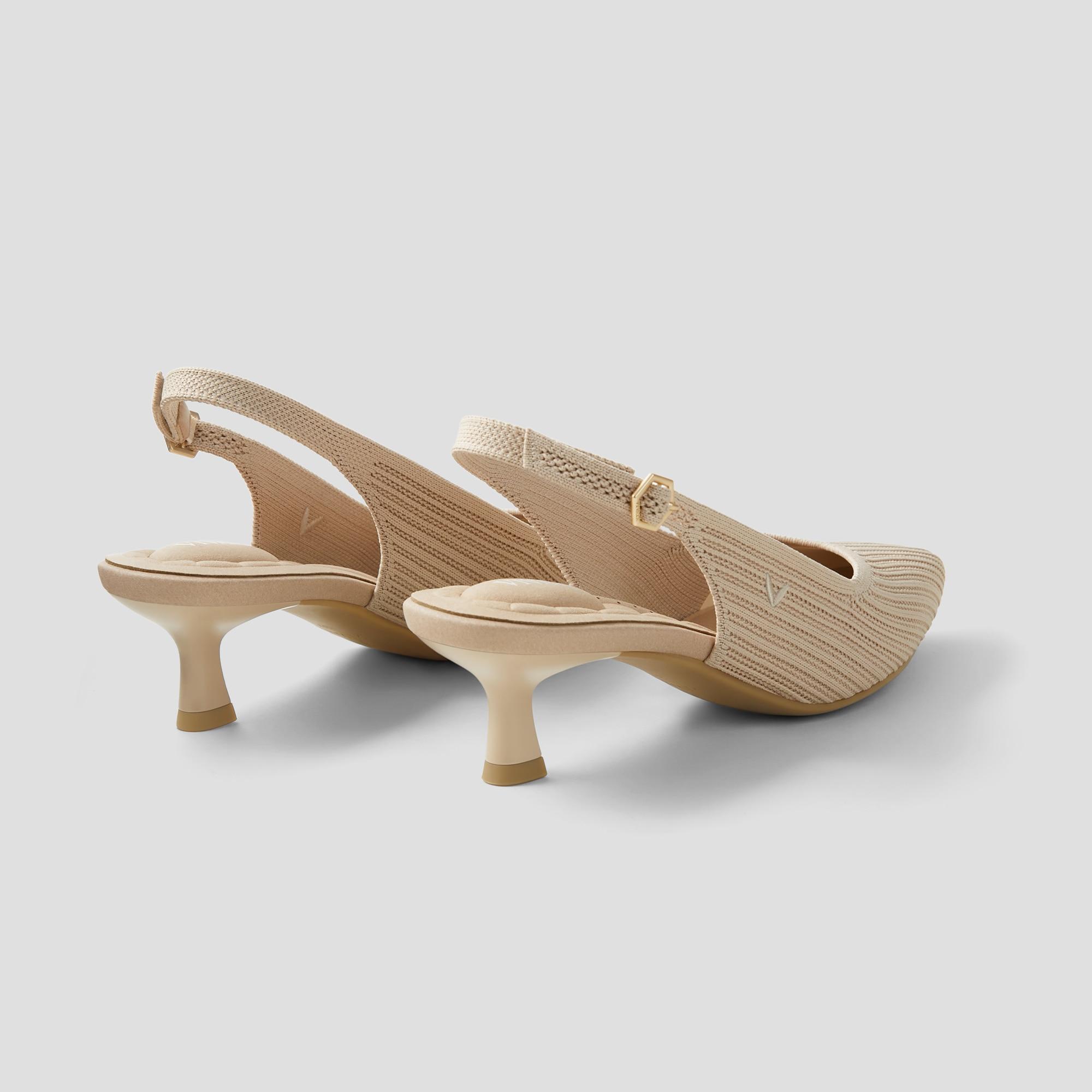 Pointed-Toe Kitten Slingback (Selena) Product Image