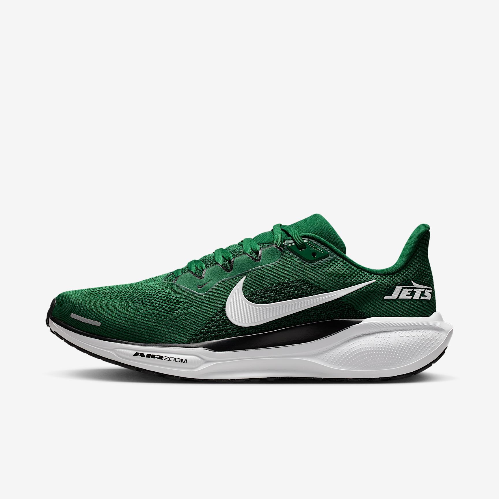 New York Jets Pegasus 41 Men's Nike NFL Road Running Shoes Product Image