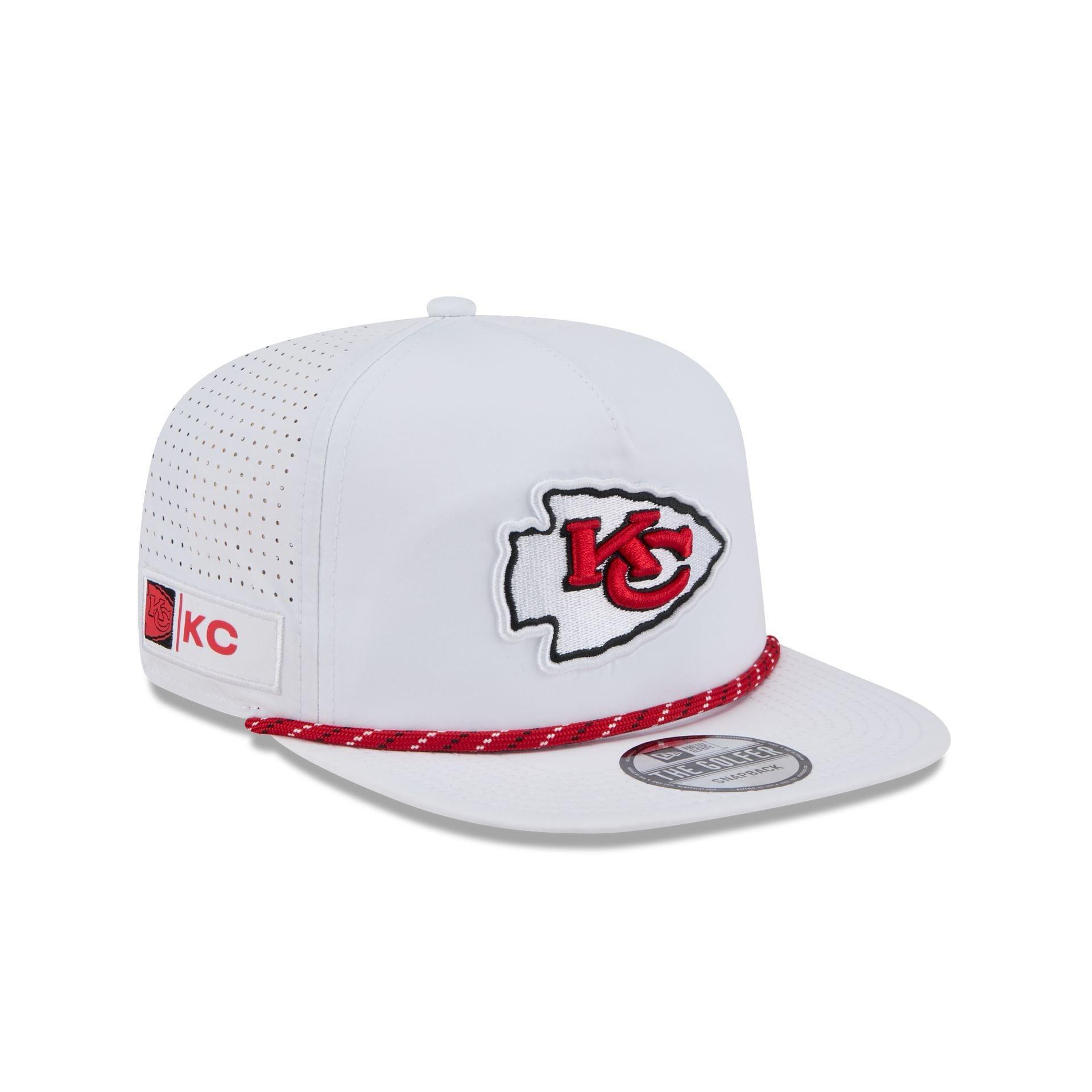 Kansas City Chiefs Optic White Performance Rope Golfer Hat Male Product Image