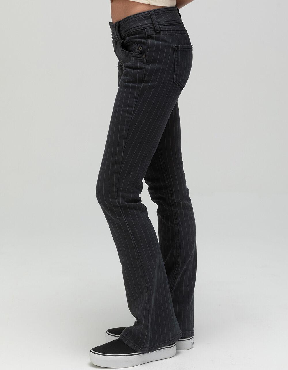 BDG Urban Outfitters Brooke Pinstripe Bootcut Flare Womens Jeans - BLACK Product Image
