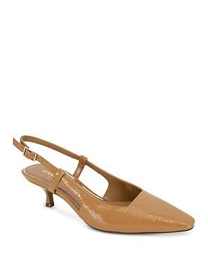 Kenneth Cole Womens Martha Pointed Toe Slip On Slingback Flats Product Image