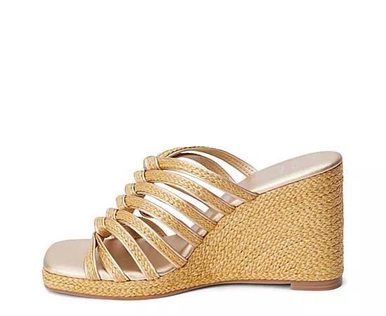 Beach Womens Laney Wedge Raffia Product Image