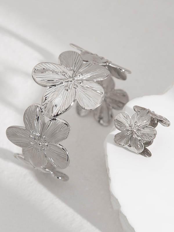 Flower Shape Geometric Bracelet Accessories Rings Accessories Product Image