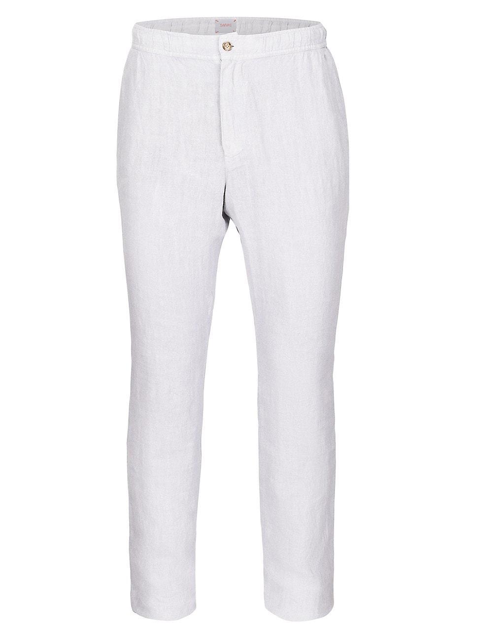 Mens Amalfi Linen Slim Fit Pants Product Image