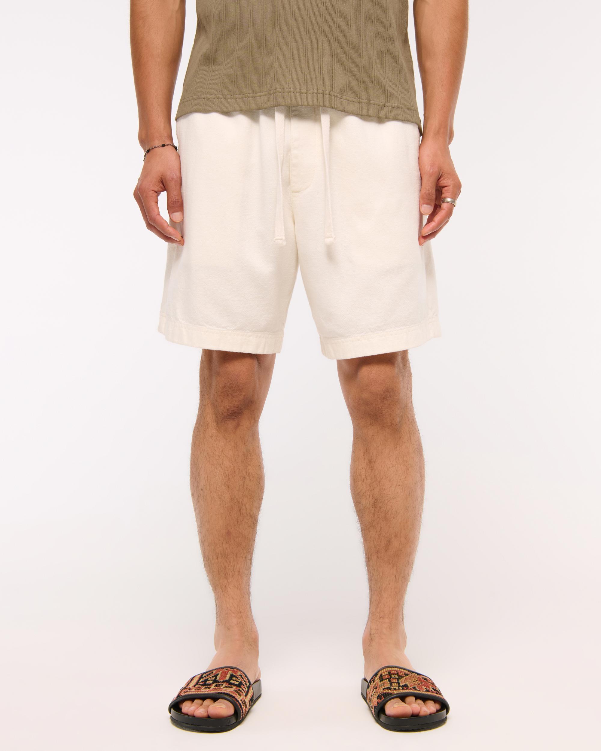 Cotton Texture Pull-On Short Product Image