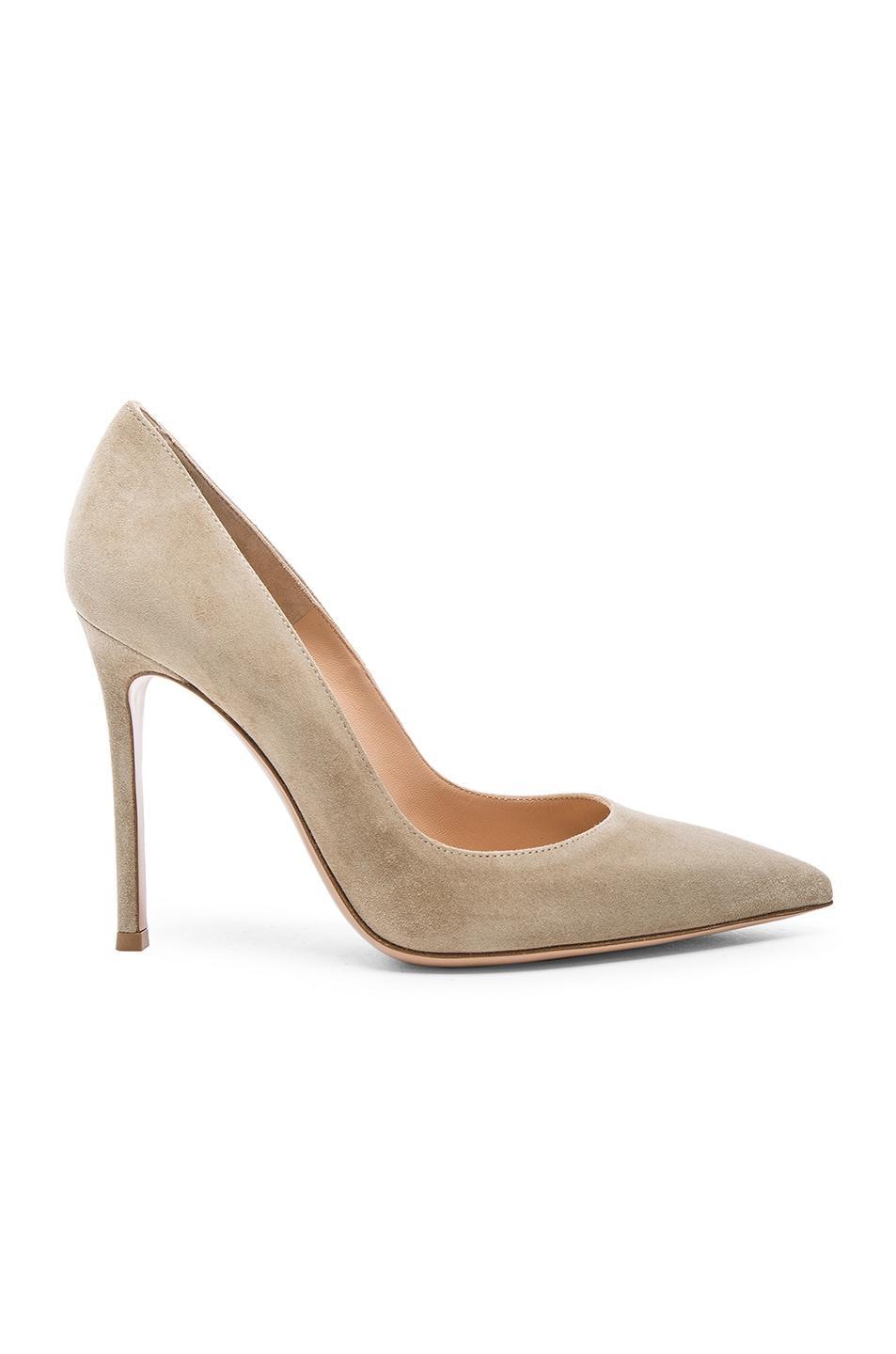 Womens 105MM Suede Stiletto-Heel Pumps Product Image