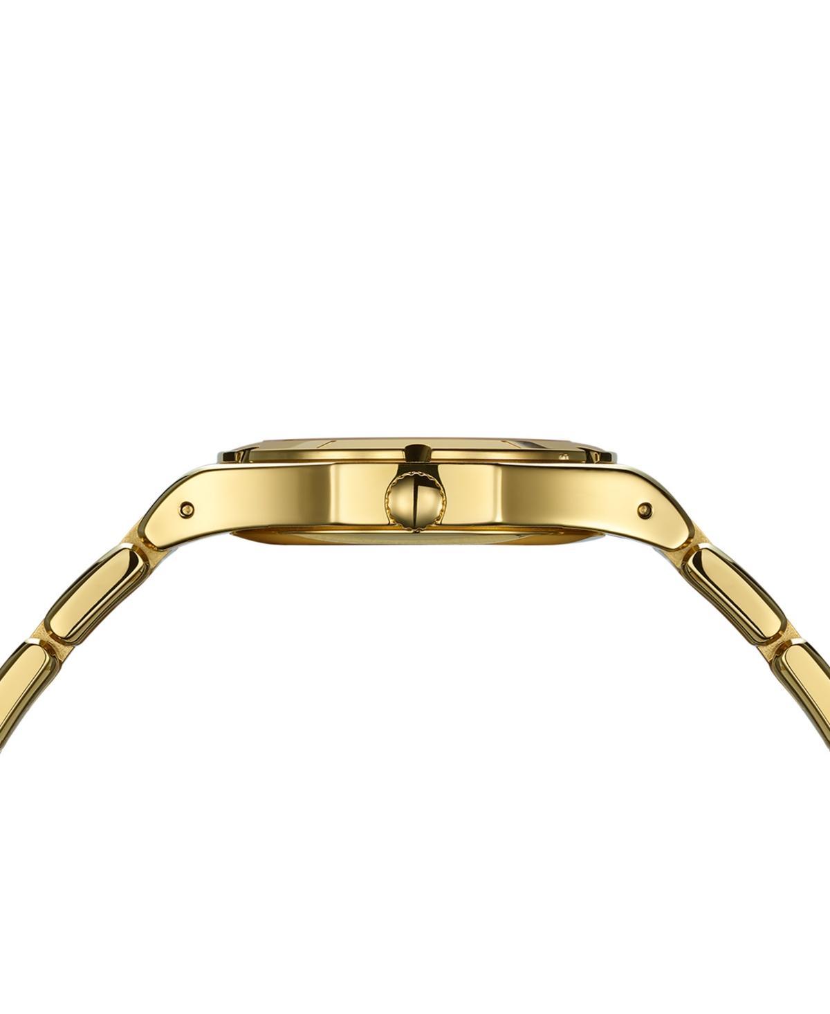 BALMAIN Women's Swiss Be  Moonphase Diamond (1/20 Ct. T.w.) Gold Pvd Stainless Steel Bracelet Watch 3 In Yellow Product Image