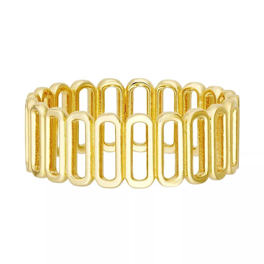 14k Gold Open Link Ring, Women's, Size: 6 Product Image