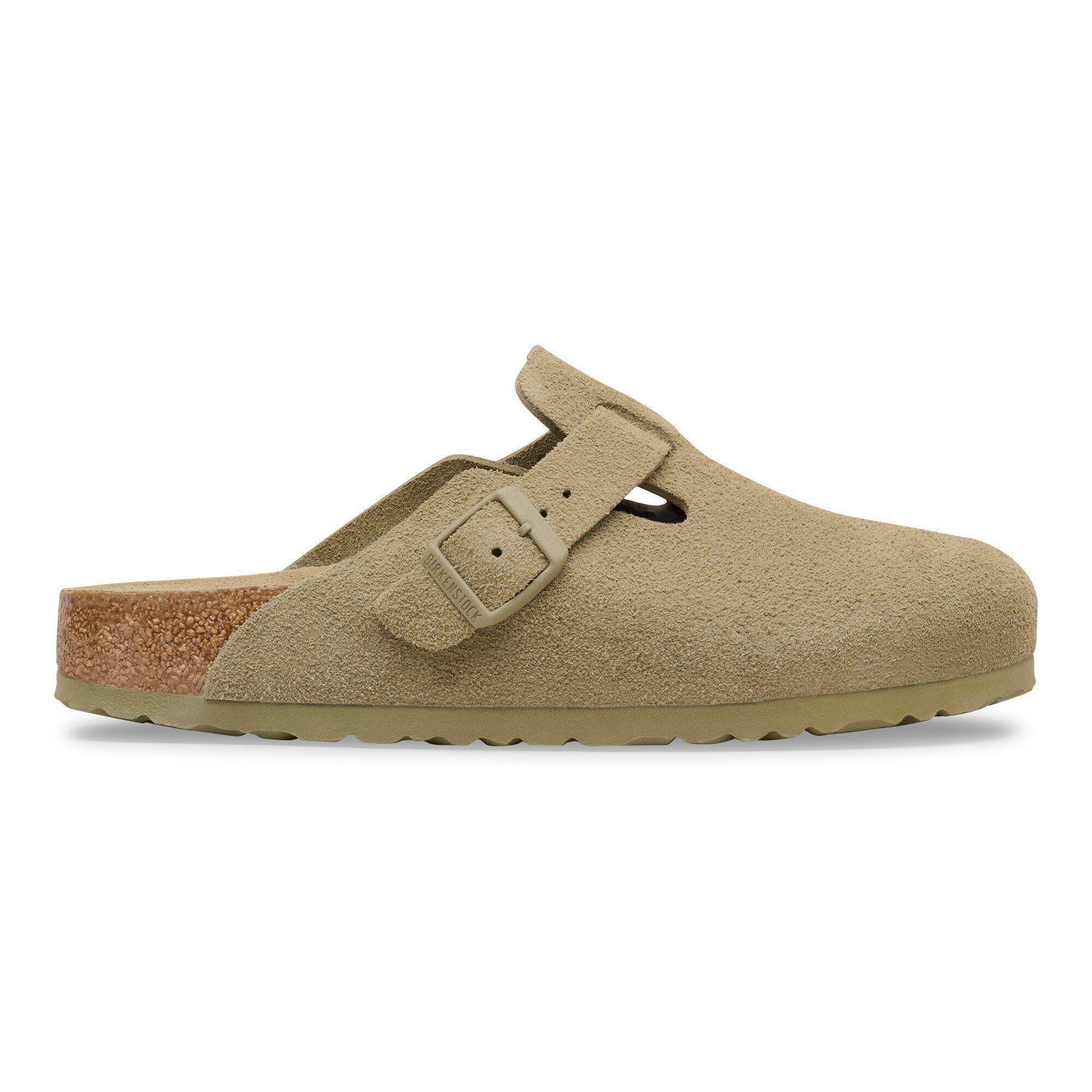 Boston Soft Footbed Suede Leather Faded Khaki Product Image
