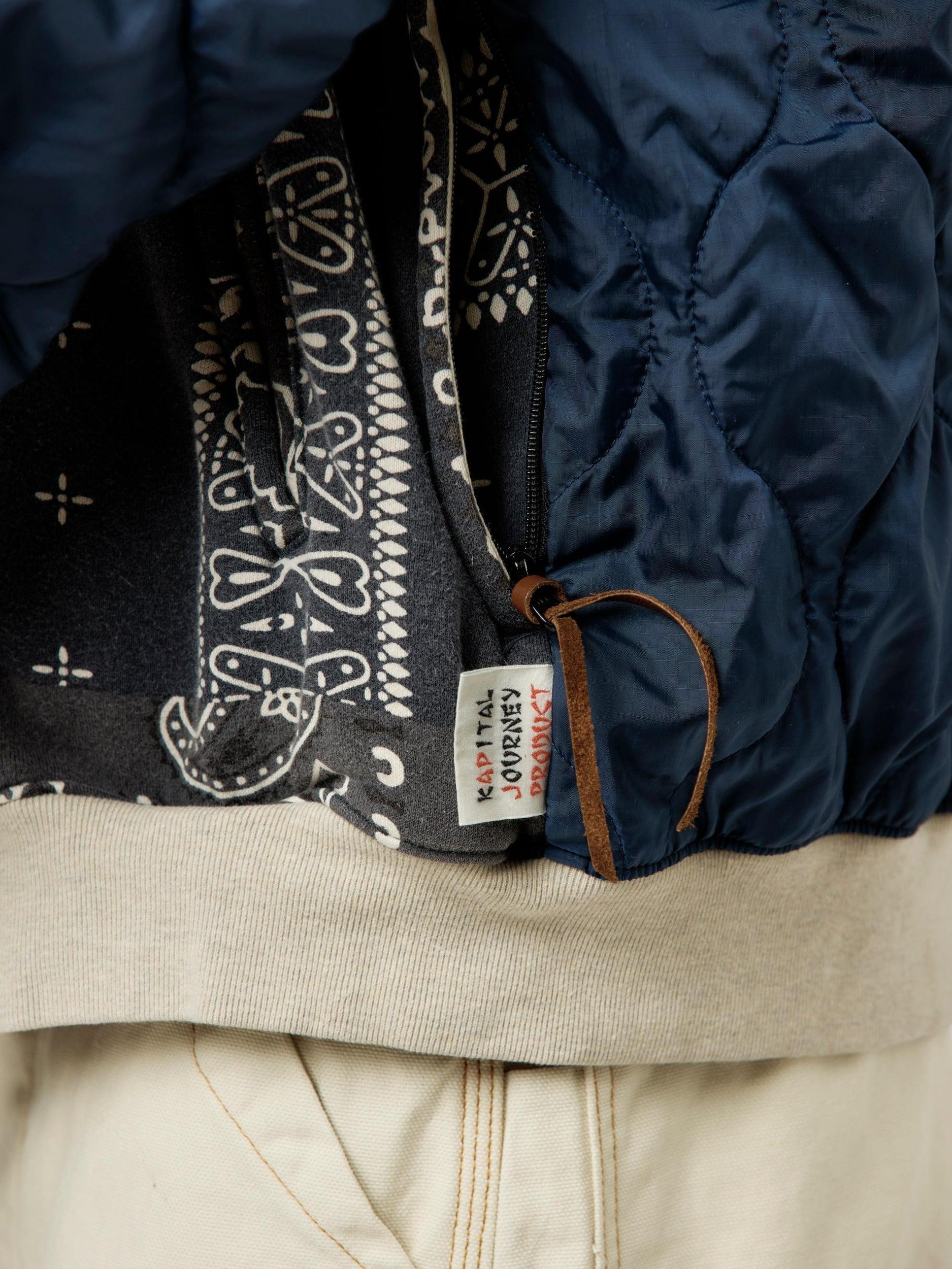 SWT Knit BANDANA BIVOUAC Hooded Blouson (Black) Product Image
