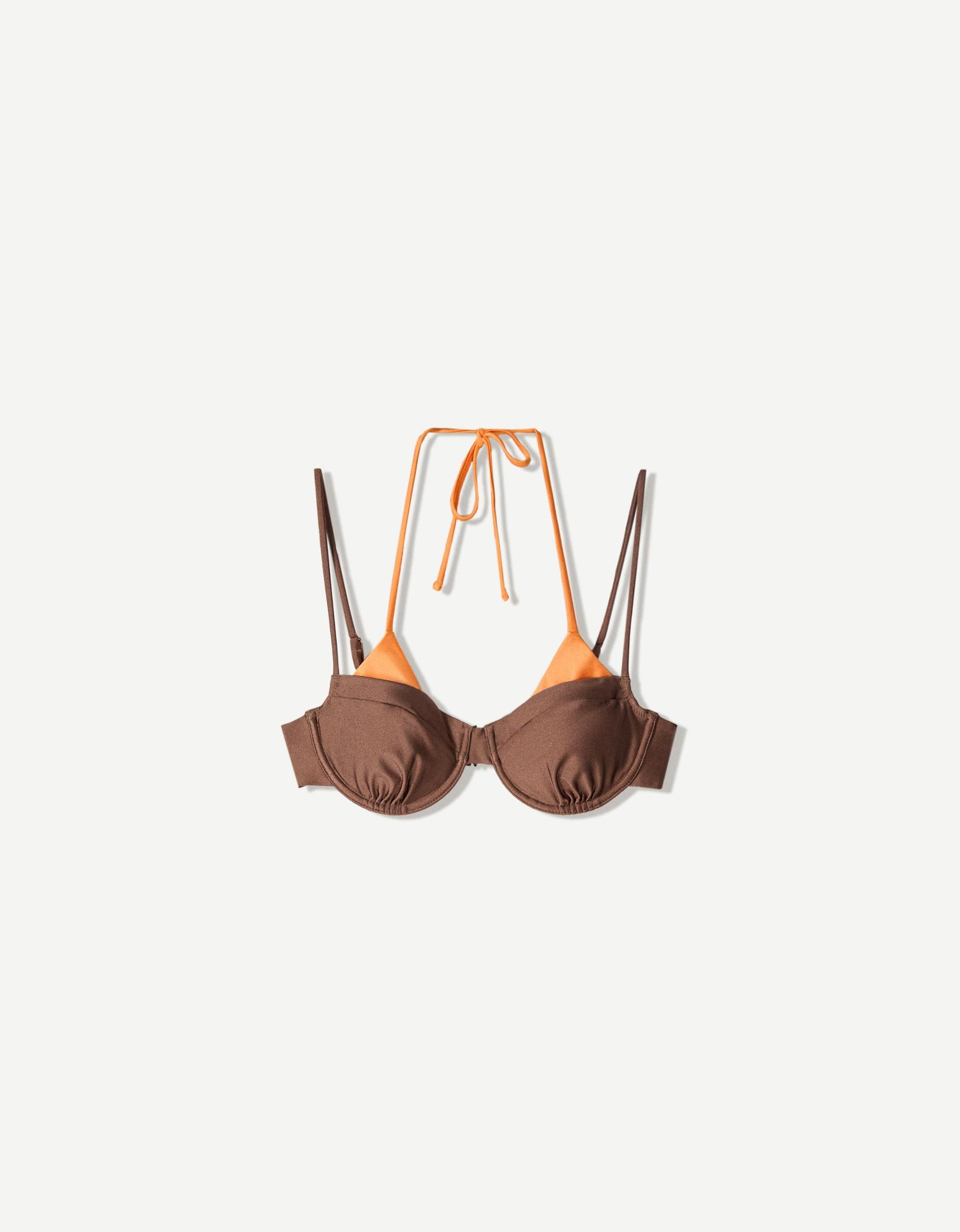 Overlaid bikini top Product Image