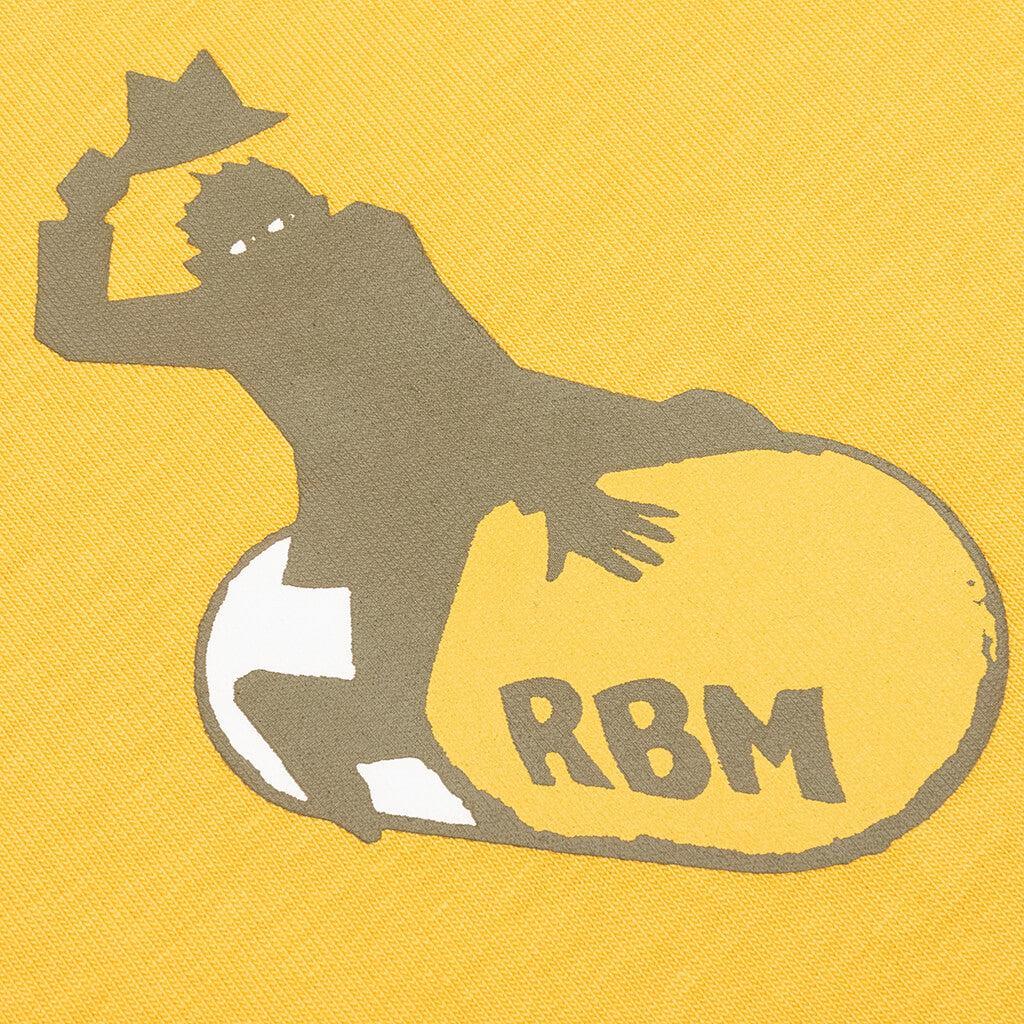 Stop Worrying L/S Tee - Mustard Male Product Image