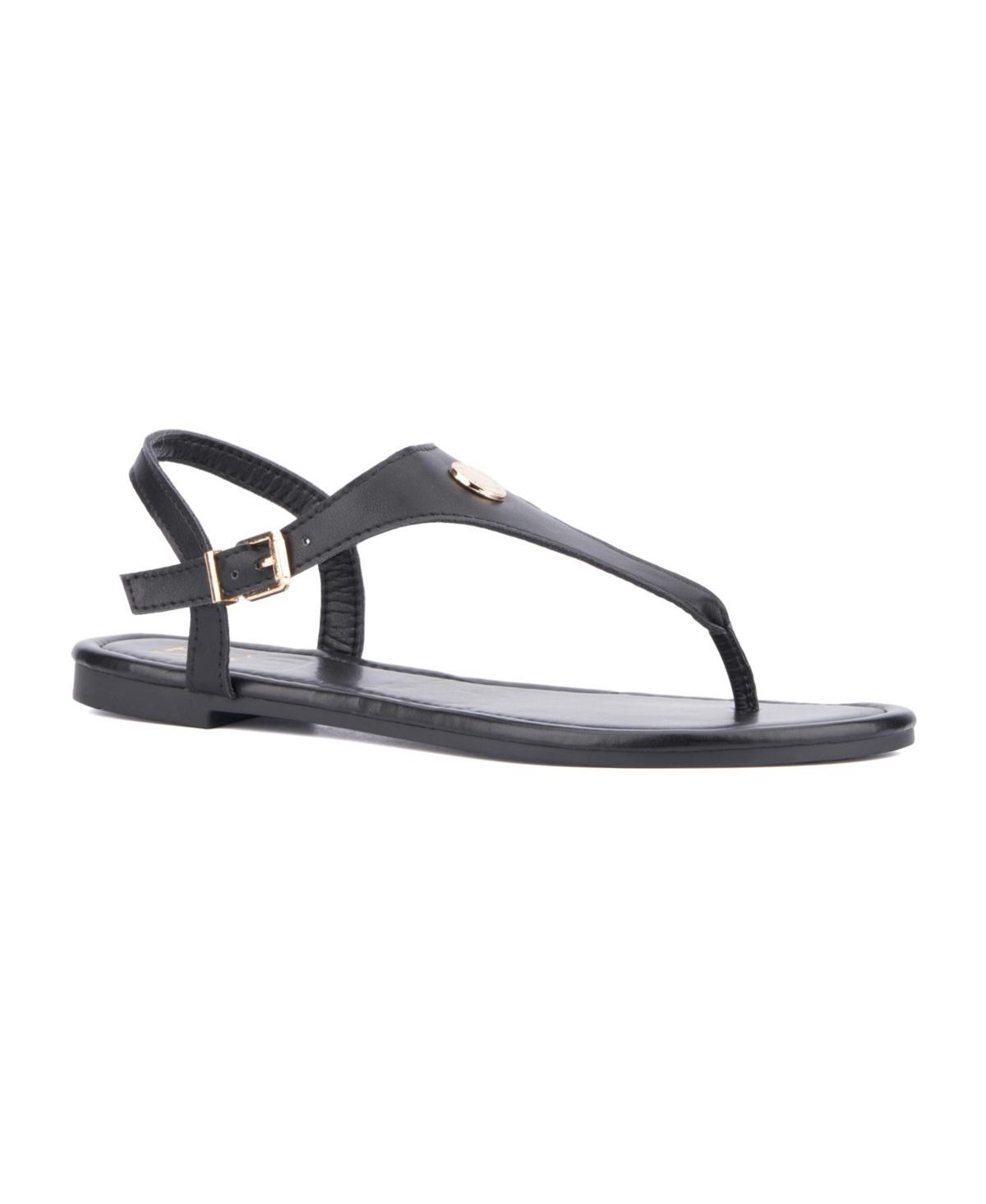 New York & Company® Nari Women's T-Strap Sandals, Size: 8.5, Beige Product Image