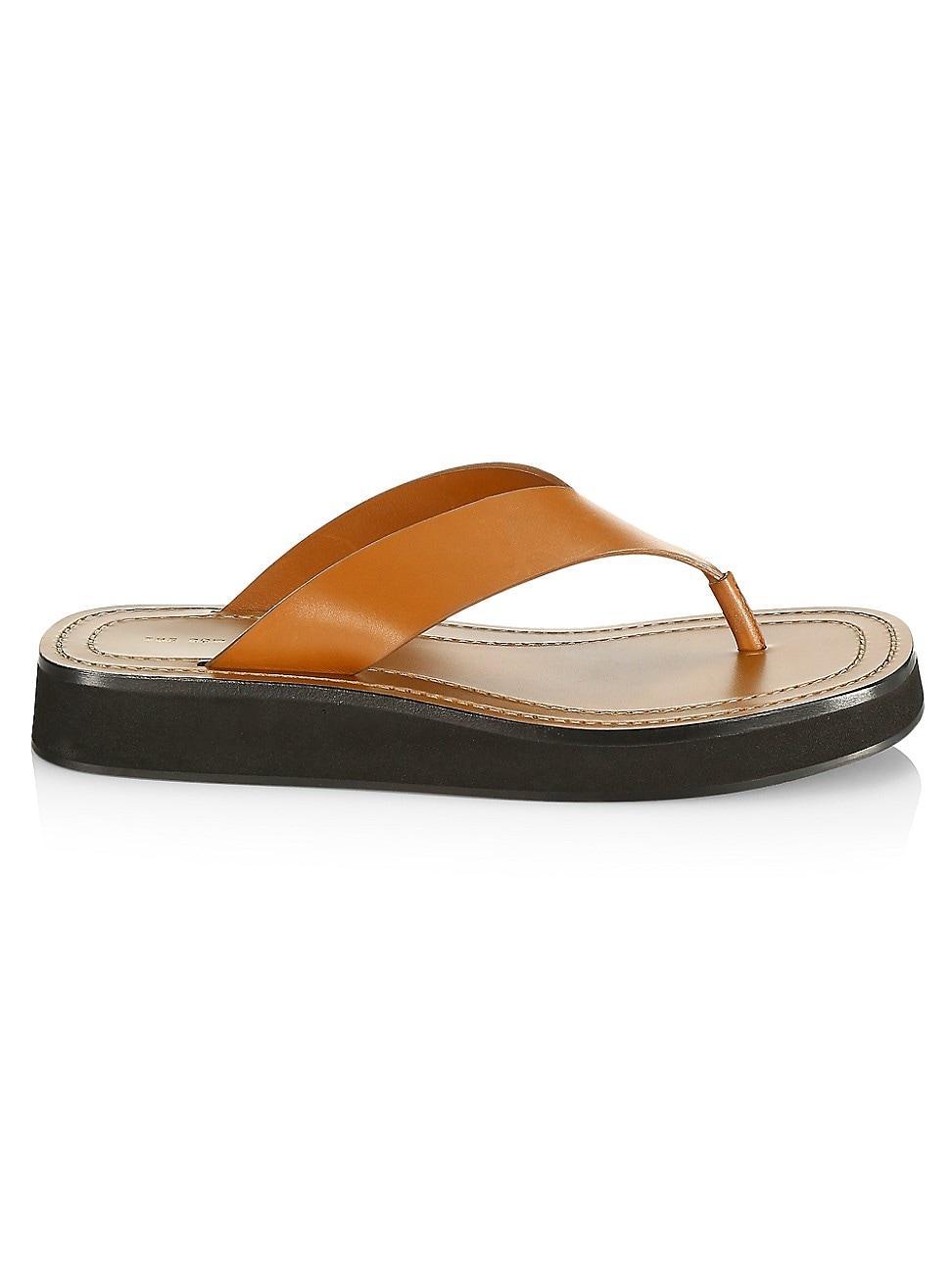 Ginza Flip-Flop Smooth Calfskin Sandals Product Image