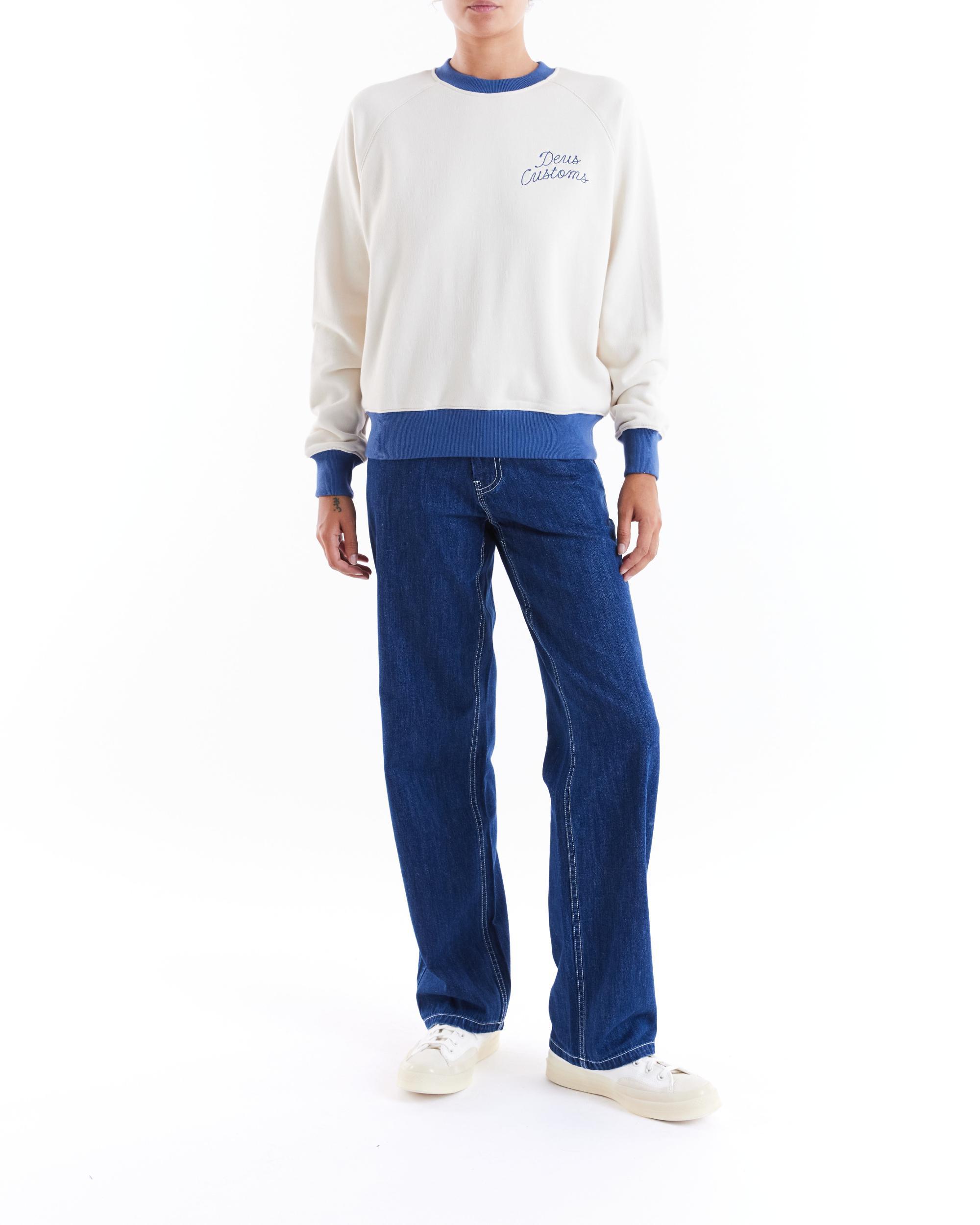 Canyon Crew Neck - Dirty White Product Image