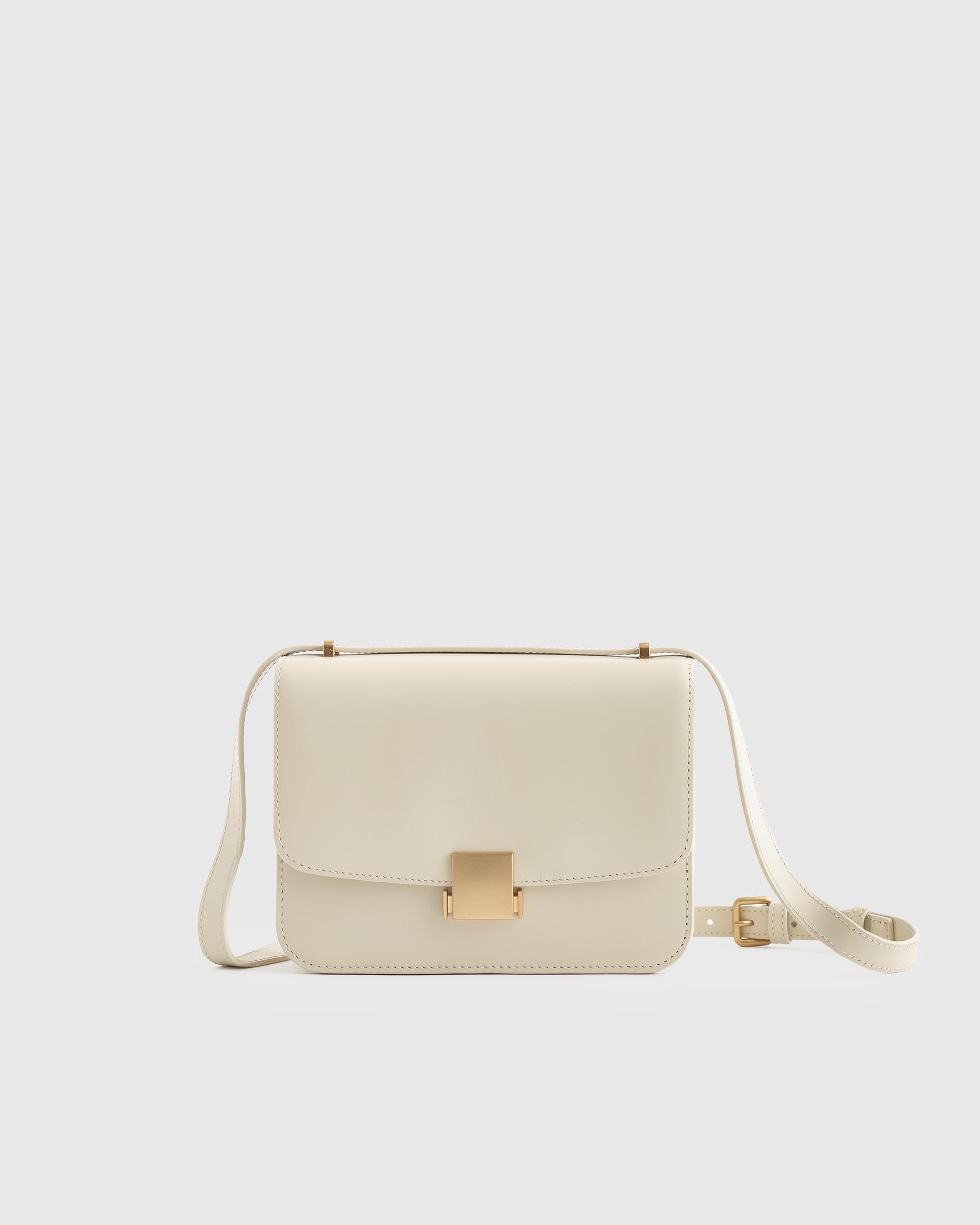 Quince | Women's Italian Leather Box Shoulder Bag Product Image