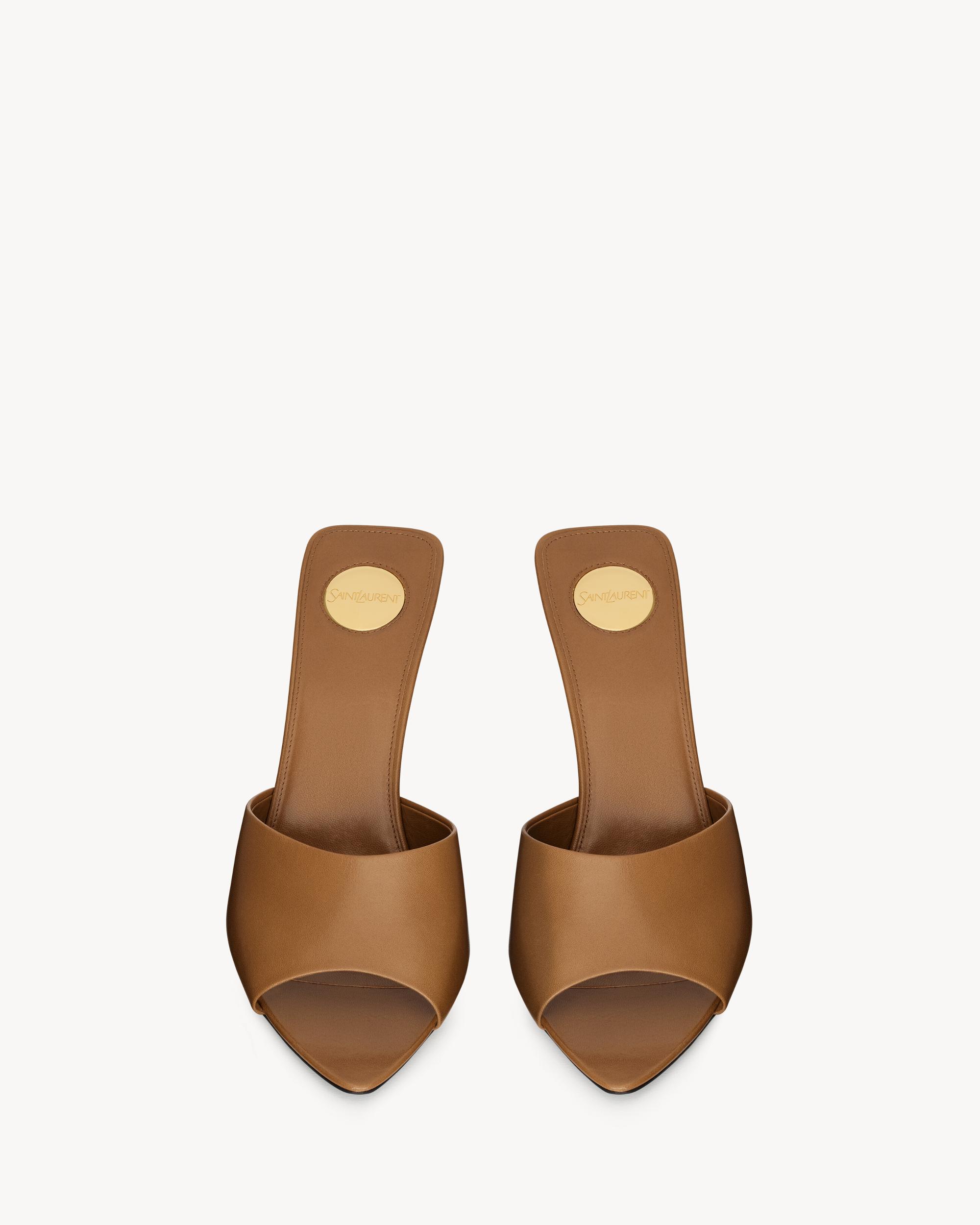 ROMY mules in smooth leather Product Image