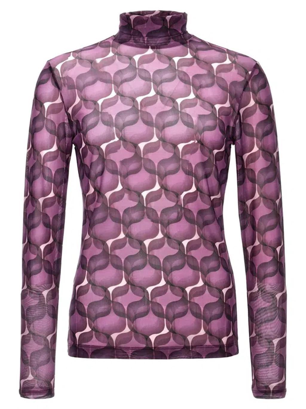 DRIES VAN NOTEN Heyze Tops In Púrpura Product Image