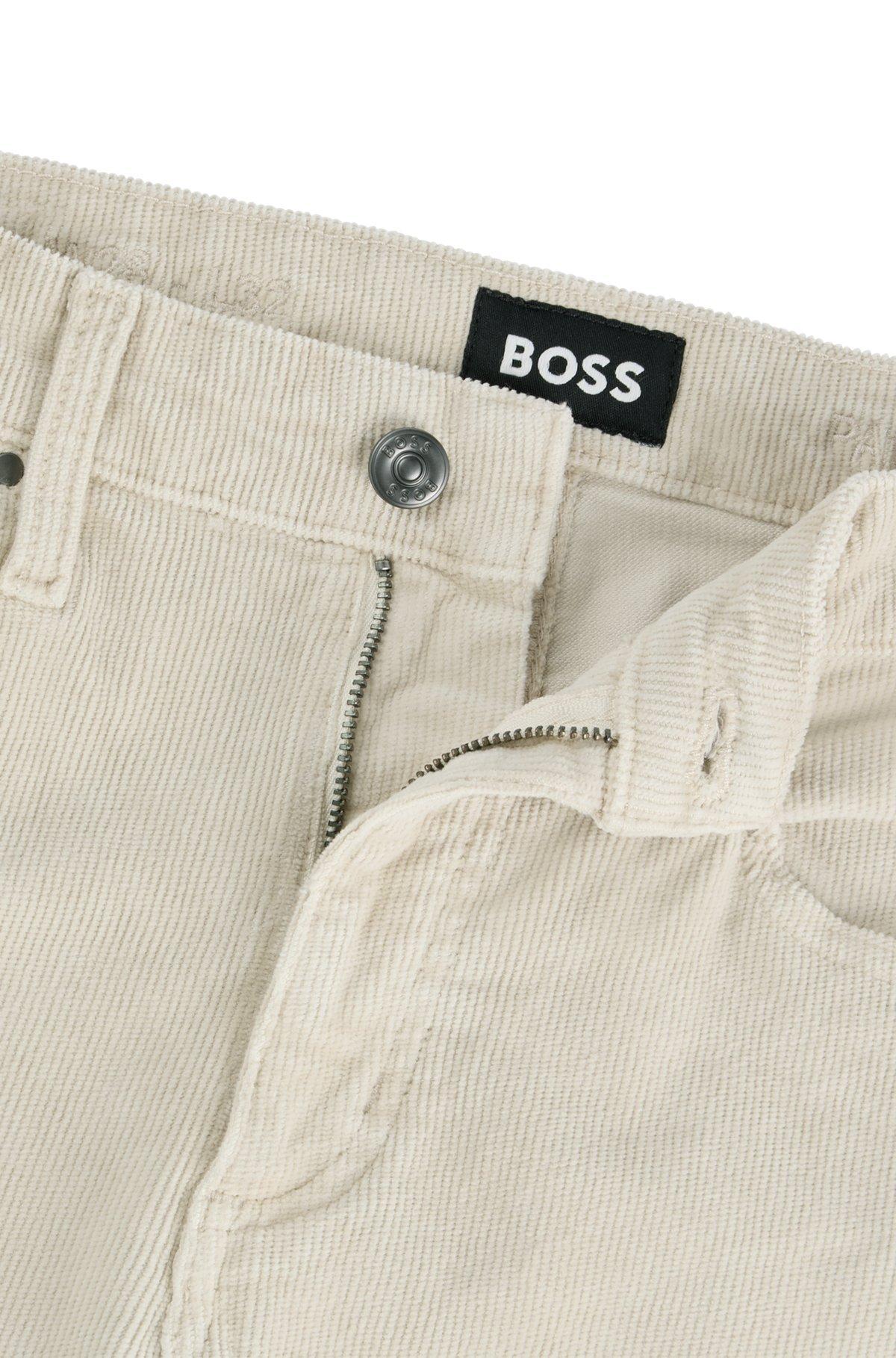 Straight-fit jeans in stretch-cotton corduroy denim Product Image