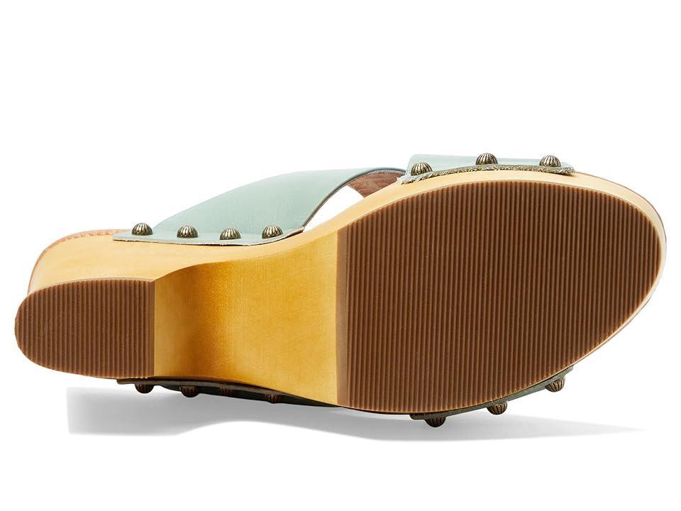 Dingo Driftwood Womens Leather Platform Sandals Product Image