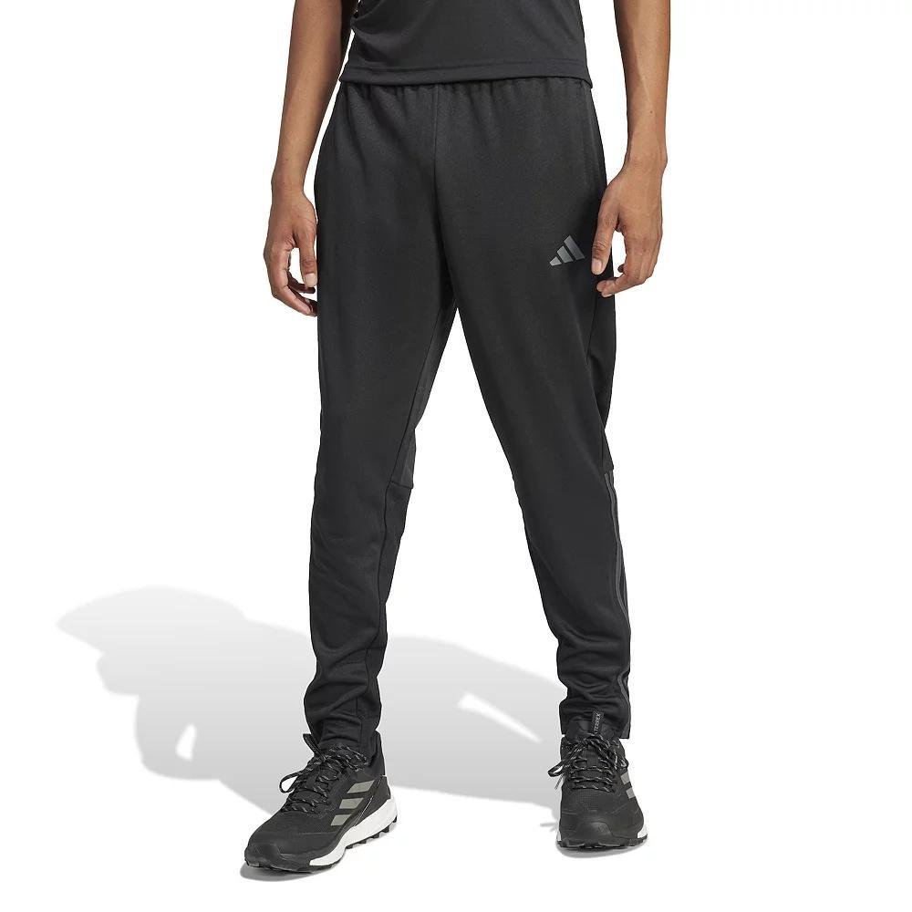 Men's adidas Sereno AEROREADY Tapered Pants, Size: Large, Black Gray Six Product Image