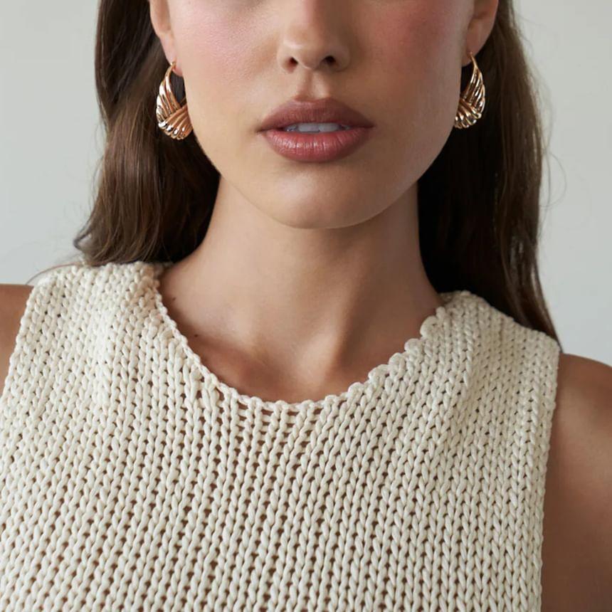 Stainless Steel Hoop Earring Product Image