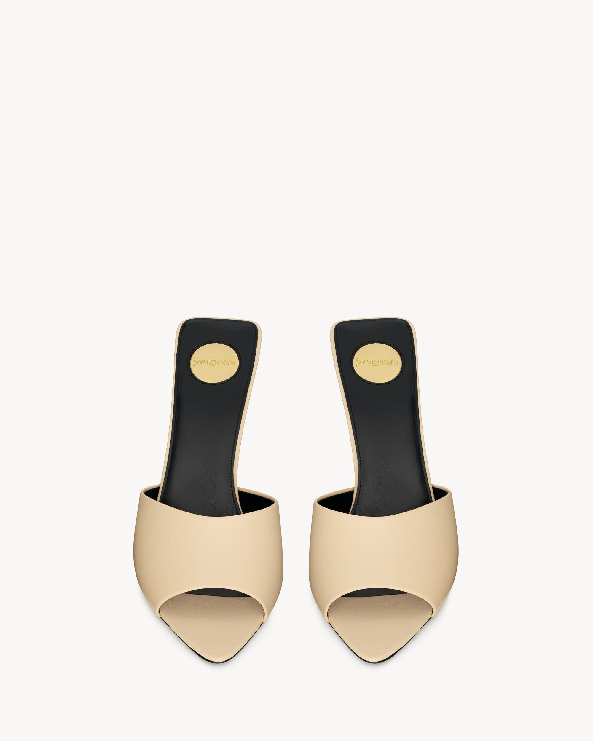 ROMY mules in smooth leather Product Image
