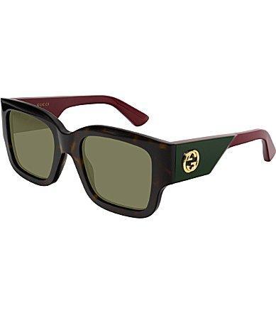Womens Oblique 52MM Squared Sunglasses Product Image