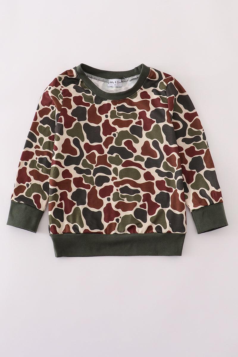 Camo leave dad&me sweatshirt Product Image