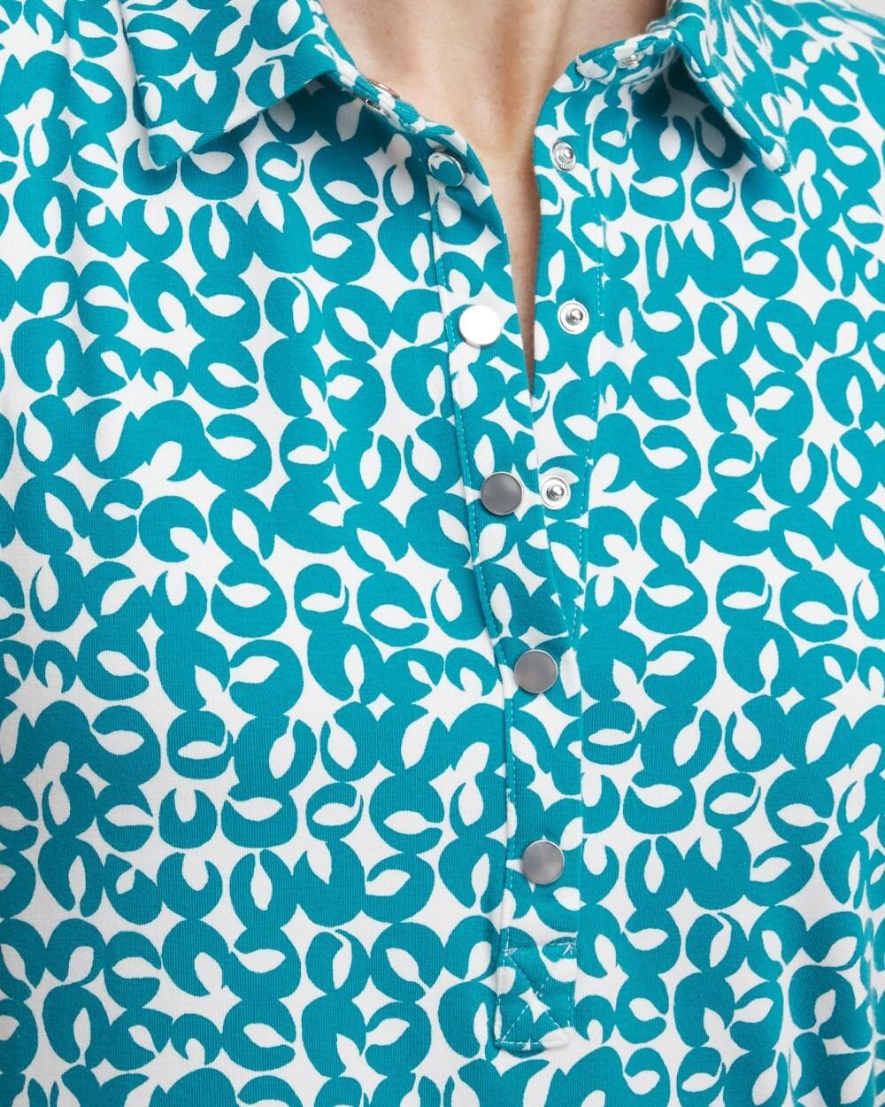 Zenergy® UPF Geo Sleeveless Polo Dress Product Image